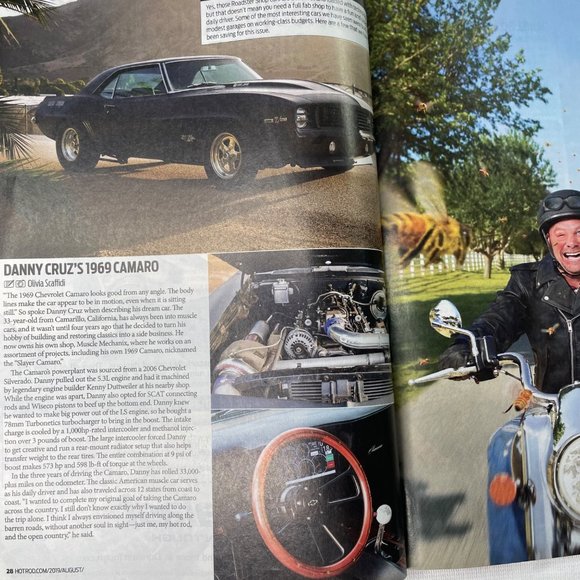 Hot Rod Magazine u August 2019 Race Car Enthusiast Book - Picture 3 of 6